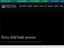 Tablet Screenshot of episcopalcollegiate.org